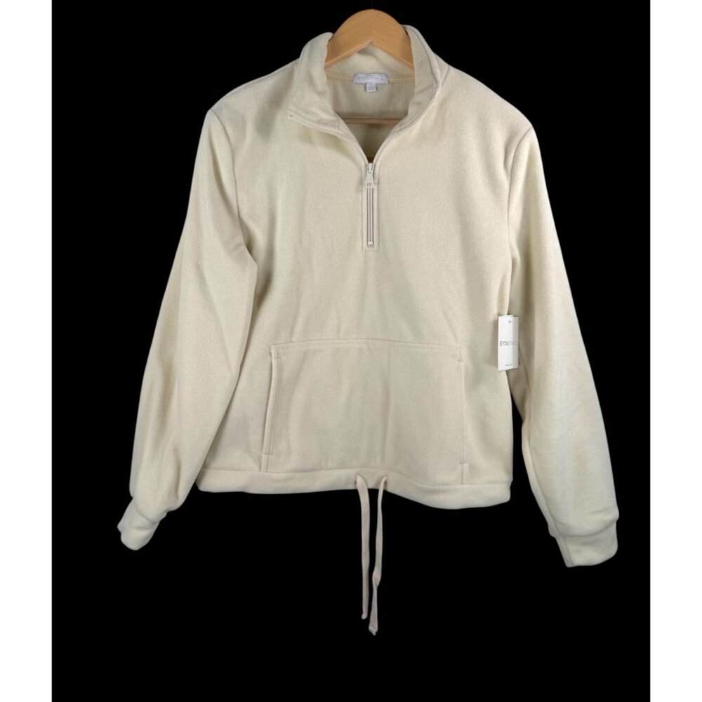 Beyond Yoga Women's New Terrain quarter zip‎ pullover sz XS